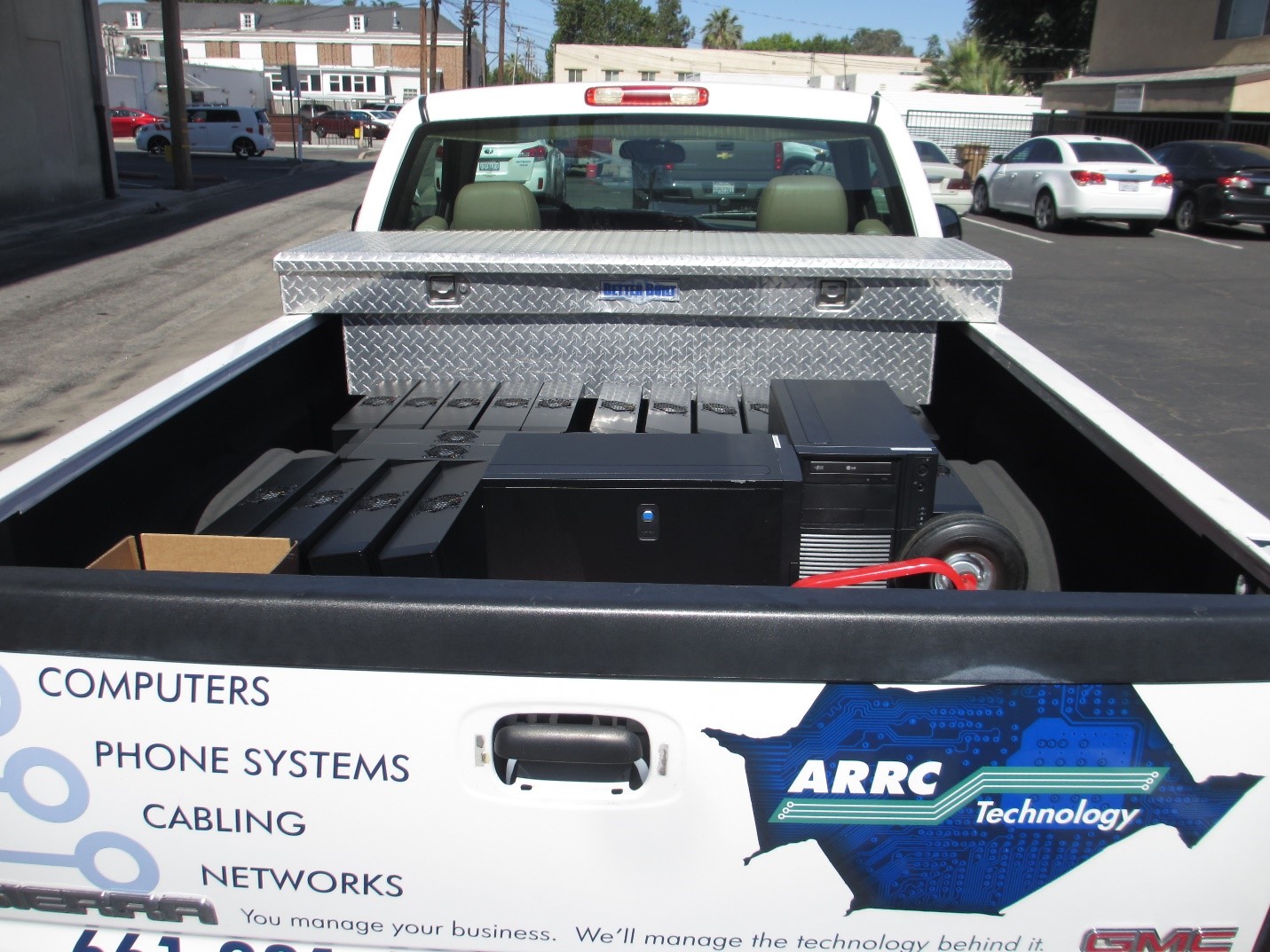 ARRC Technology truck with computers